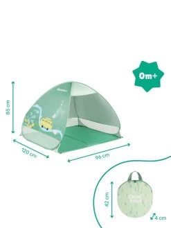 Badabulle Anti-UV Baby Pop Up Beach/Garden Summer Tent - Sage -Fun Puzzle For Children Shop VGX5Y SQ4 0000000644 SAGE SLd1