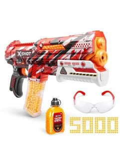 X-SHOT Hyper Gel Cluch Blaster, Semi And Fully Automatic Manual Prime Gel Blaster & 5,000 Hyper Gel Pellets