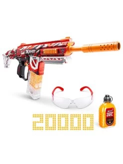 X-SHOT Hyper Gel Trace Fire Blaster, Semi And Fully Automatic Gel Blaster & 20,000 Hyper Gel Pellets