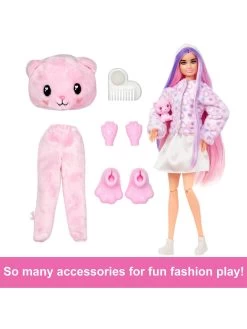 Barbie Cutie Reveal - Cozy Cute Tees Teddy Bear Doll 12 Barbie Cutie Reveal - Cozy Cute Tees Teddy Bear Doll -Fun Puzzle For Children Shop VIDGG SQ6 0000000088 NO COLOR SLd3