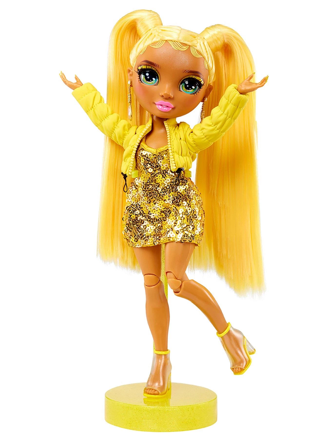Rainbow High Fantastic Fashion Doll- Sunny (YELLOW) 7 Rainbow High Fantastic Fashion Doll- Sunny (YELLOW) - Image 5