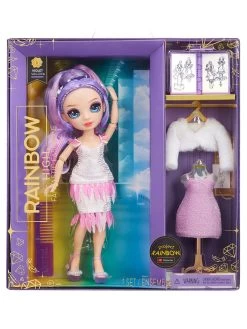 Rainbow High Fantastic Fashion Doll - Violet (Purple) -Fun Puzzle For Children Shop VIM0X SQ6 0000000099 N A SLd3