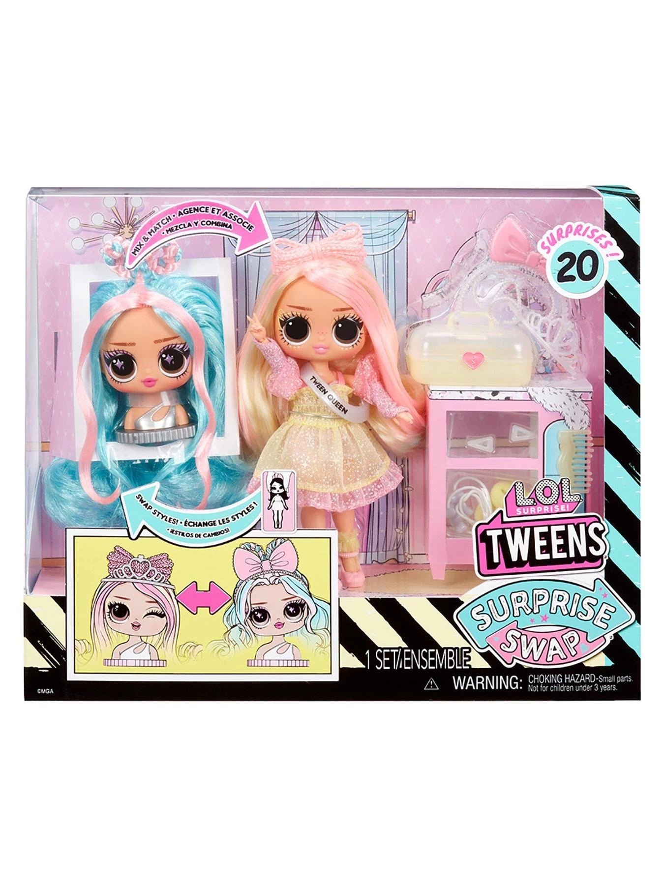 L.O.L. Surprise! L.O.L Surprise! L.O.L. Surprise Tweens Surprise Swap Fashion Doll- Braids-2-Waves Winnie 7 L.O.L. Surprise! L.O.L Surprise! L.O.L. Surprise Tweens Surprise Swap Fashion Doll- Braids-2-Waves Winnie - Image 5