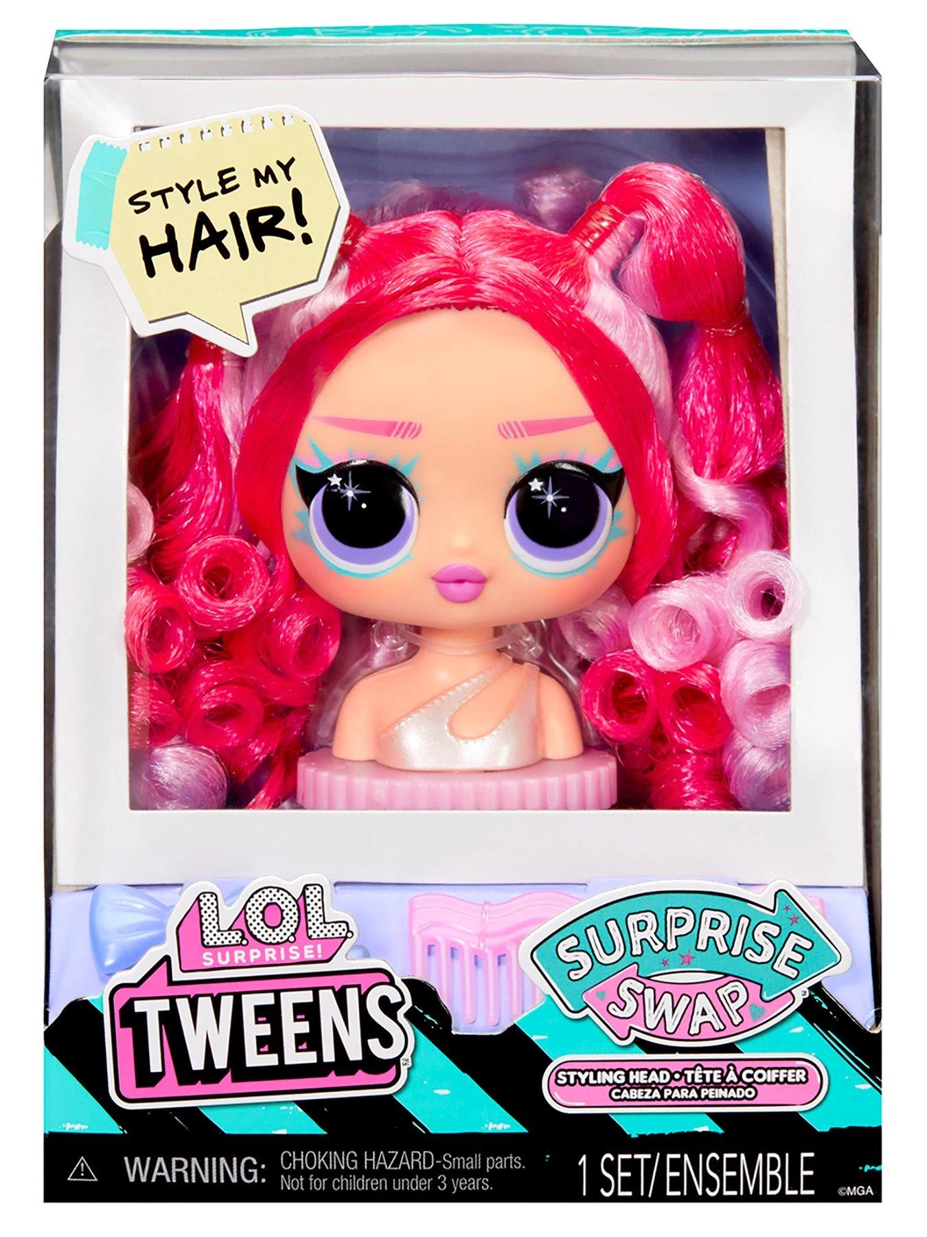 L.O.L. Surprise! L.O.L Surprise! L.O.L. Surprise Tweens Surprise Swap Styling Head Assortment 3 L.O.L. Surprise! L.O.L Surprise! L.O.L. Surprise Tweens Surprise Swap Styling Head Assortment