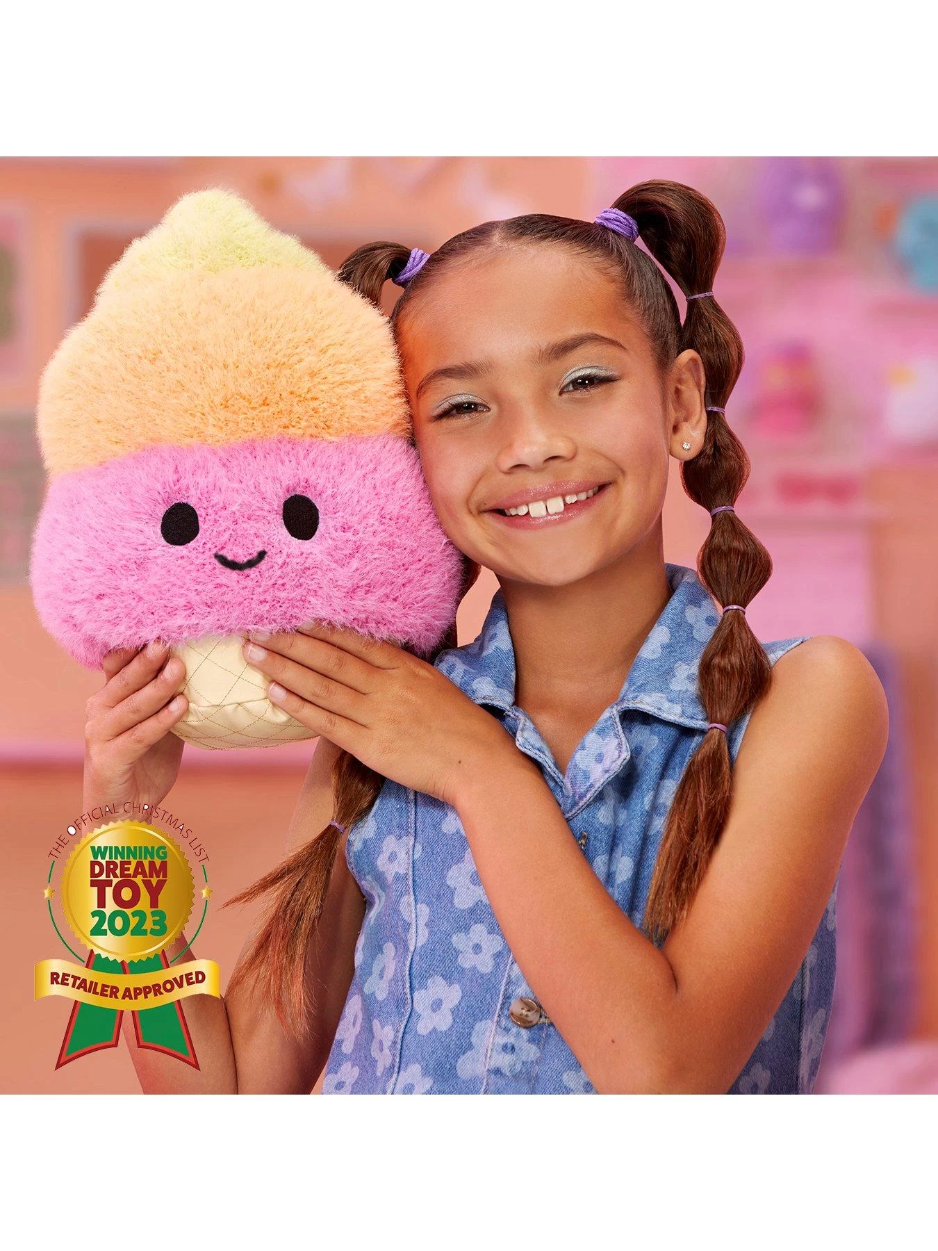 Fluffie Stuffiez Large Plush - Ice Cream 4 Fluffie Stuffiez Large Plush - Ice Cream - Image 2