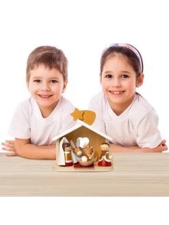 John Adams Sevi Wooden Nativity Scene -Fun Puzzle For Children Shop VIRZ7 SQ3 0000000099 N A SLd