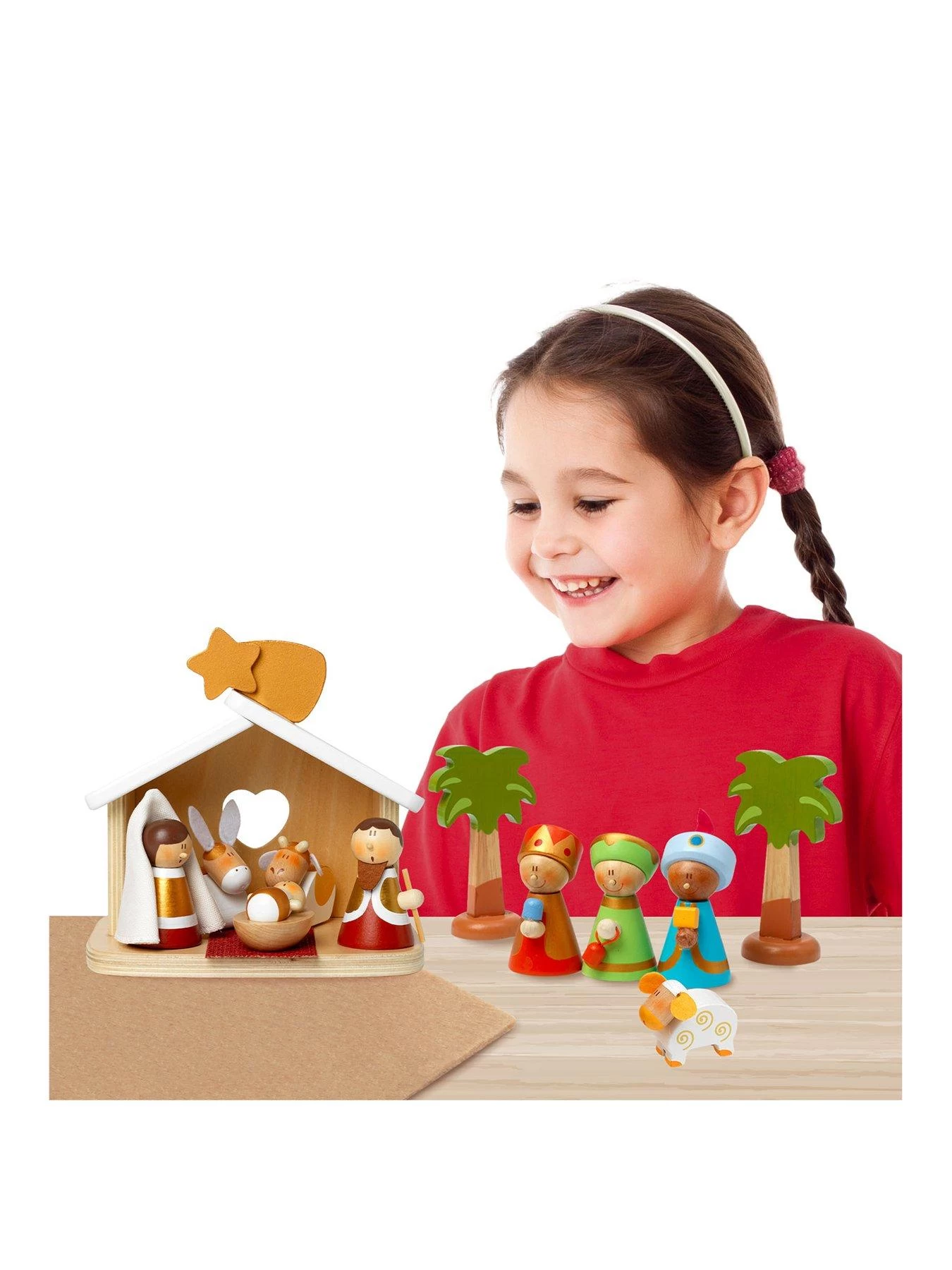 John Adams Sevi Wooden Nativity Set Big 4 John Adams Sevi Wooden Nativity Set Big - Image 2