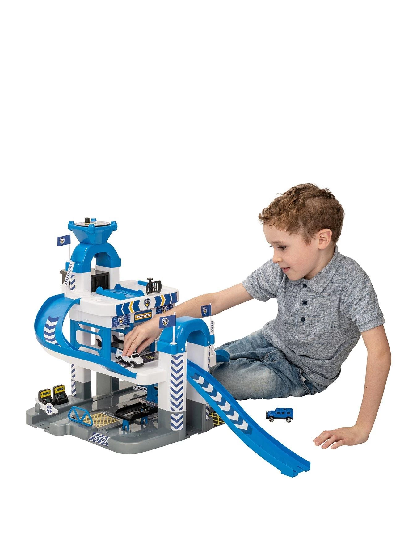 Teamsterz Police Rescue Centre With 3 Cars 3 Teamsterz Police Rescue Centre With 3 Cars