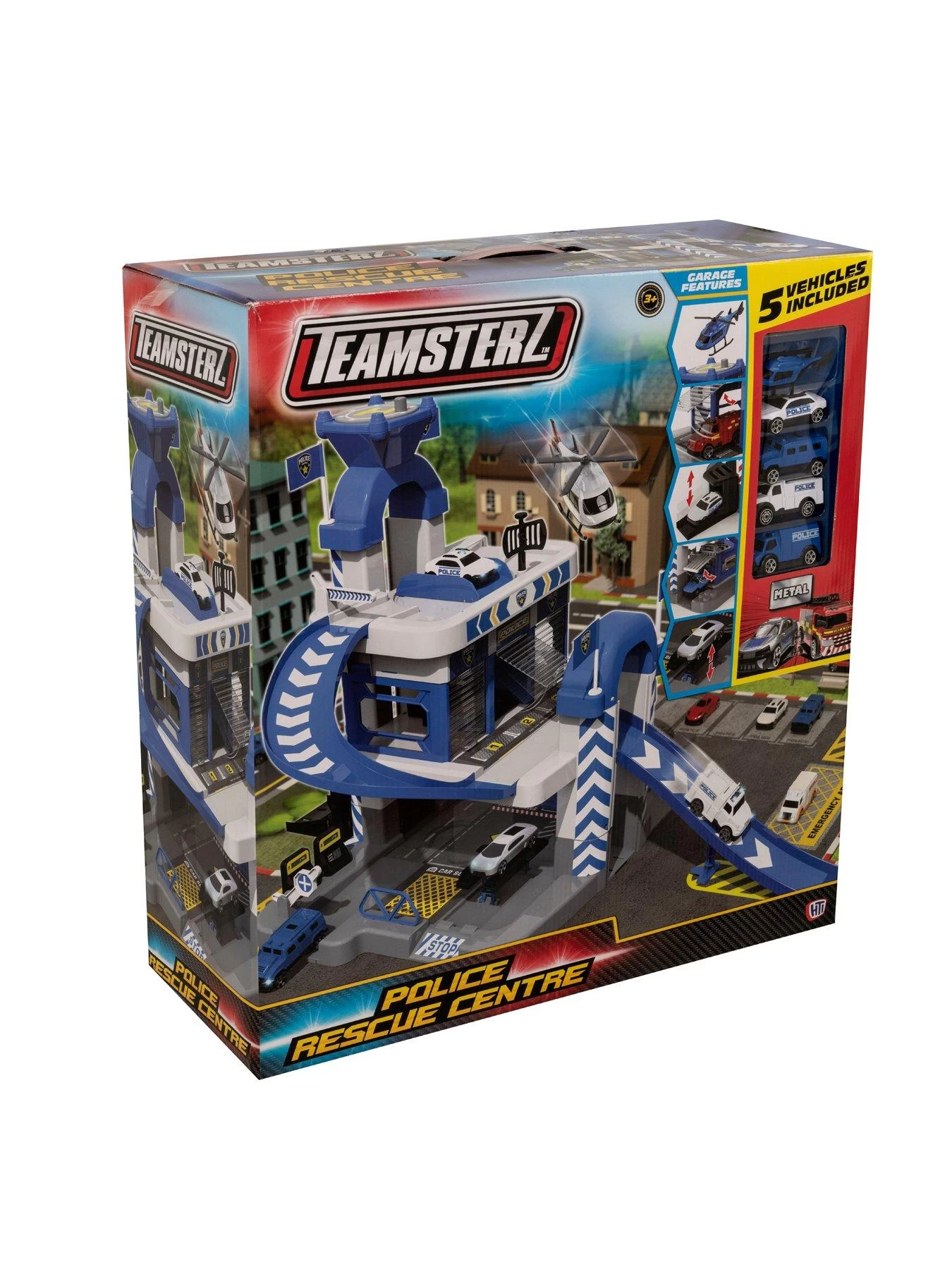 Teamsterz Police Rescue Centre With 3 Cars 4 Teamsterz Police Rescue Centre With 3 Cars - Image 2