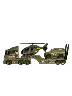 Teamsterz Light And Sound Military Transporter -Fun Puzzle For Children Shop VITWD SQ6 0000000088 NO COLOR SLd3