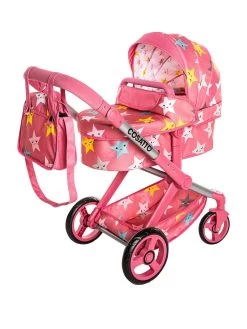 Star Print Doll Pram (XEO)