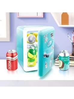 So Chill Mini Fridge - Teal -Fun Puzzle For Children Shop VJAF2 SQ4 0000000088 NO COLOR SLd1