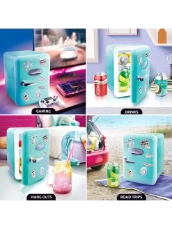 So Chill Mini Fridge - Teal -Fun Puzzle For Children Shop VJAF2 SQ6 0000000088 NO COLOR SLd3