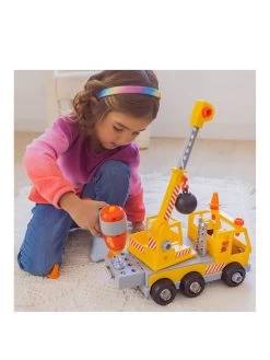 Design & Drill Bolt Buddies Crane Construction Toy For Imaginative Play