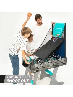 Hy-Pro 4ft 8-in-1 Multi Game Table (Pool /Football / Power Puck Hockey / TT /basketball /Bean Bag Toss/ Magnet Dart/Archery) -Fun Puzzle For Children Shop VJY3Y SQ6 0000000099 N A SLd3