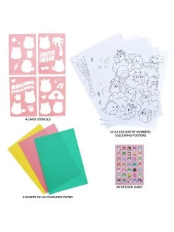 Squishmallows Large Art Set 10 Squishmallows Large Art Set -Fun Puzzle For Children Shop VK3FW SQ4 0000000088 NO COLOR SLd1