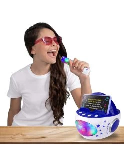 RockJam RockJam 10-Watt Rechargeable Bluetooth Karaoke Machine With Wireless Microphone, Voice Changing Effects & LED Lights - Blue 15 RockJam RockJam 10-Watt Rechargeable Bluetooth Karaoke Machine With Wireless Microphone, Voice Changing Effects & LED Lights - Blue -Fun Puzzle For Children Shop VKA7T SQ7 0000000020 BLUE SLd4