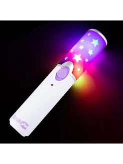 RockJam 10-Watt Rechargeable Bluetooth Karaoke Machine With Wireless Microphone, Voice Changing Effects & LED Lights - Violet -Fun Puzzle For Children Shop VKA7V SQ6 0000000104 VIOLET SLd3