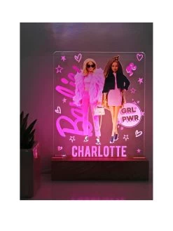 Character World Personalised Barbie Night Light