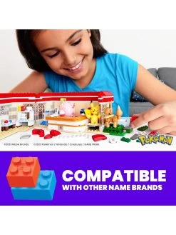 Mega Bloks MEGA Pokémon Forest Pokémon Center Building Set -Fun Puzzle For Children Shop VKIJ8 SQ7 0000000099 N A SLd4