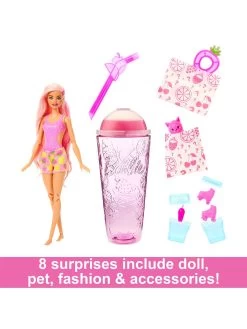 Barbie Pop Reveal Fruit Series - Strawberry Lemonade Scented Doll & Surprises -Fun Puzzle For Children Shop VKIJA SQ4 0000000099 N A SLd1
