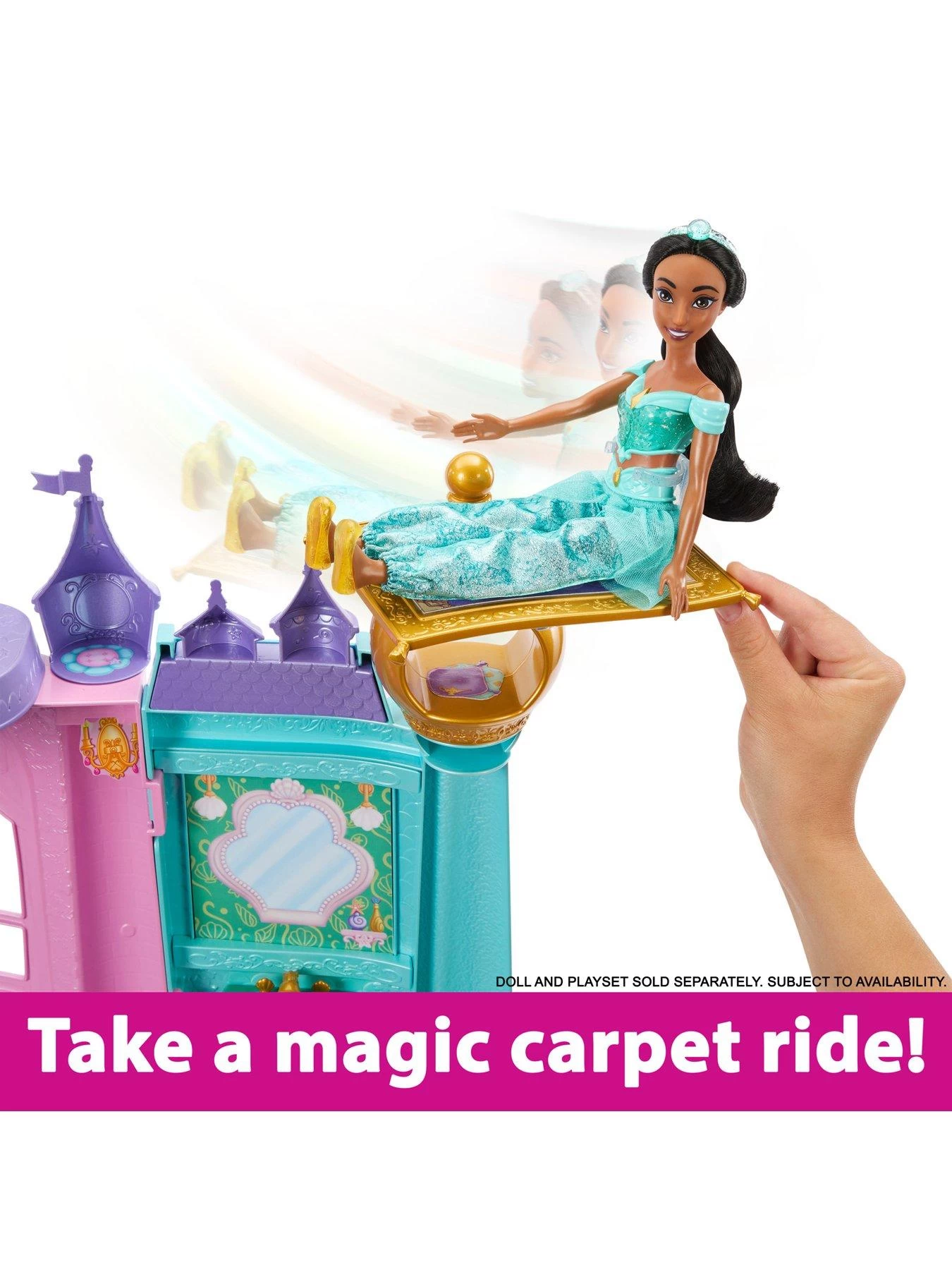 Disney Princess Magical Adventures Castle Playset - 4ft Tall 7 Disney Princess Magical Adventures Castle Playset - 4ft Tall - Image 5
