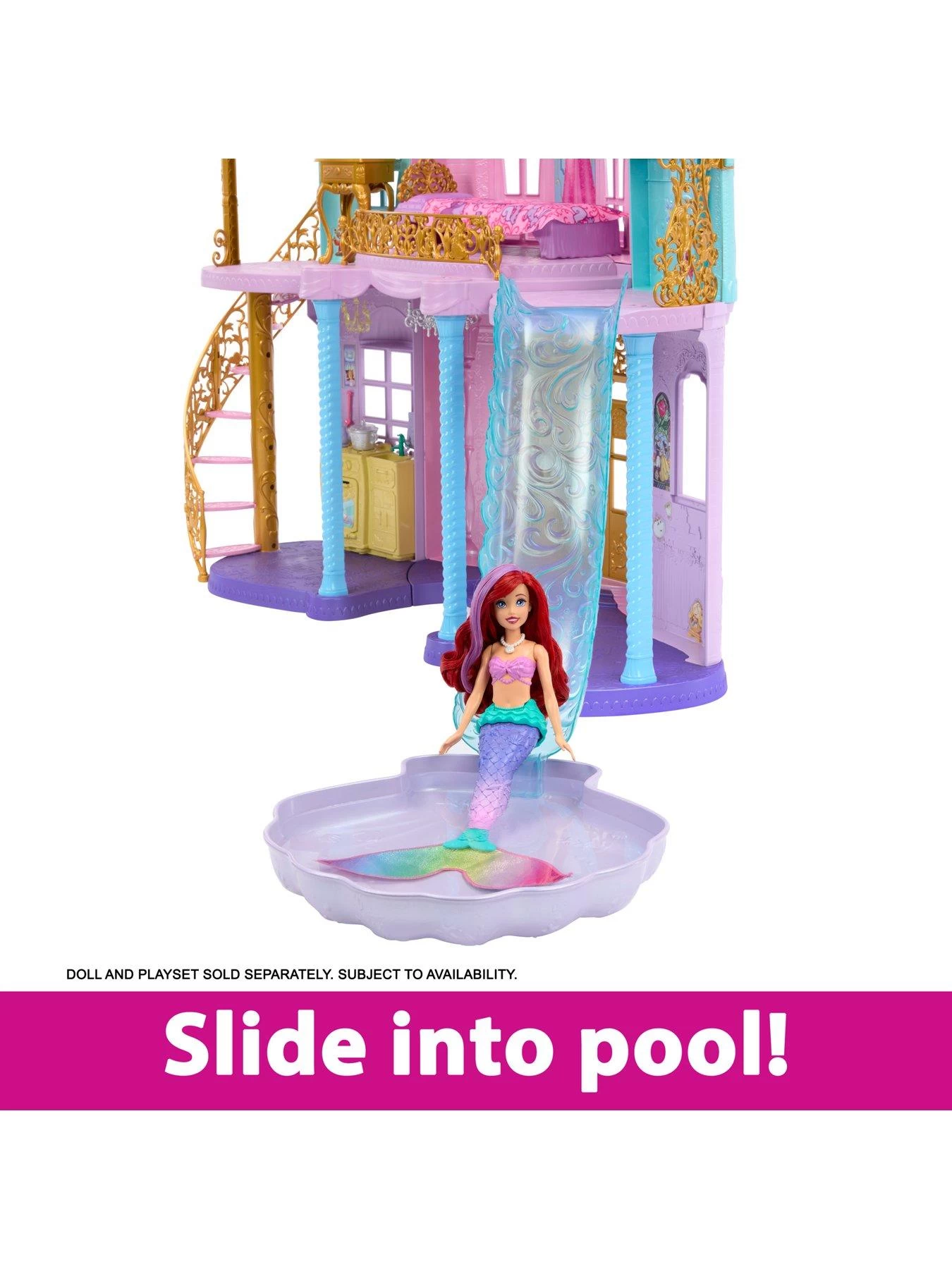 Disney Princess Magical Adventures Castle Playset - 4ft Tall 8 Disney Princess Magical Adventures Castle Playset - 4ft Tall - Image 6
