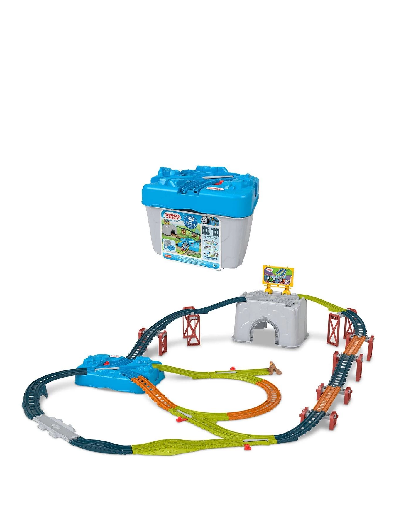 Thomas & Friends Connect & Build Train Track Bucket 3 Thomas & Friends Connect & Build Train Track Bucket