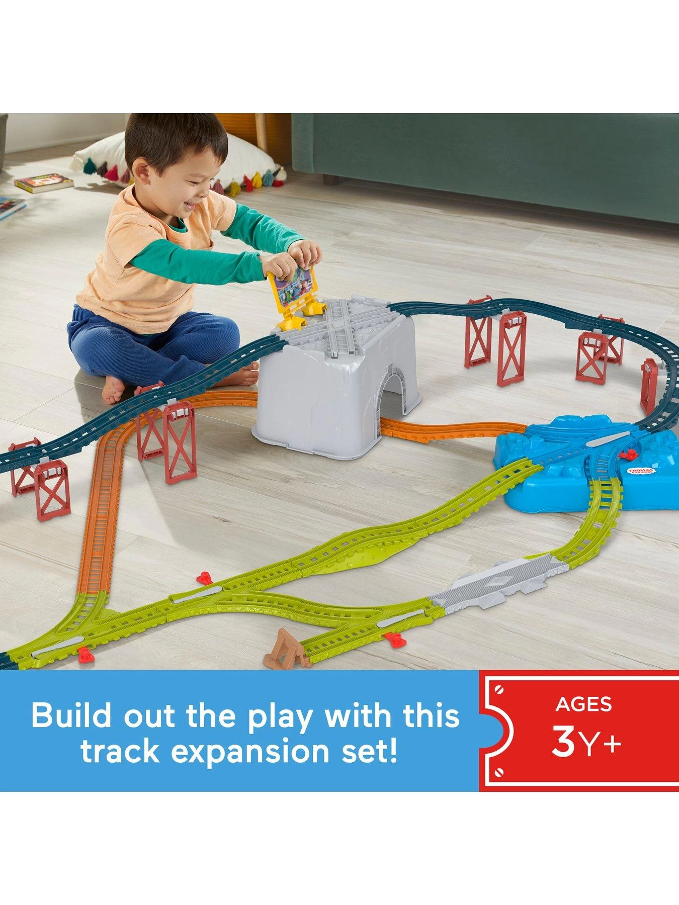 Thomas & Friends Connect & Build Train Track Bucket 4 Thomas & Friends Connect & Build Train Track Bucket - Image 2