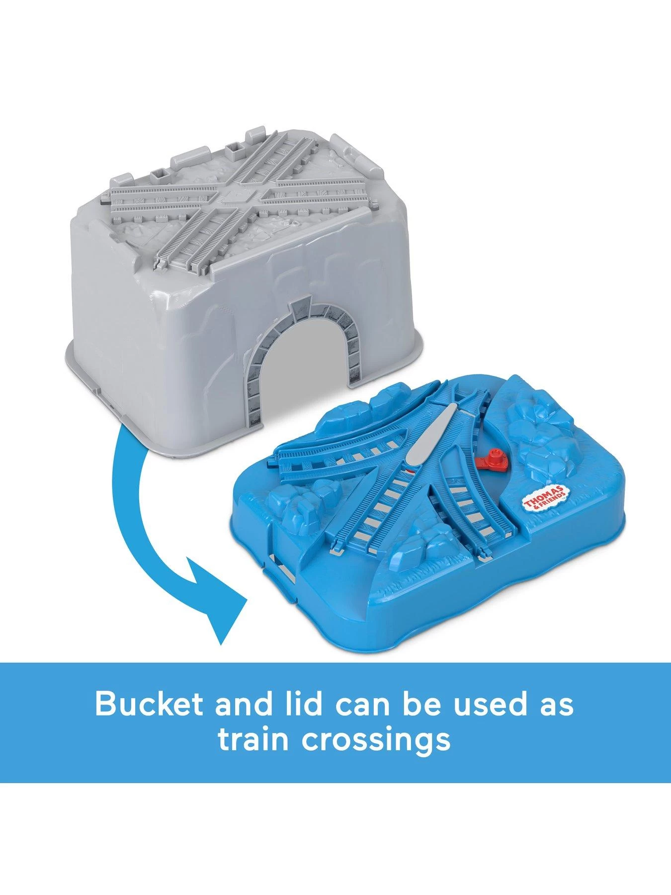Thomas & Friends Connect & Build Train Track Bucket 5 Thomas & Friends Connect & Build Train Track Bucket - Image 3