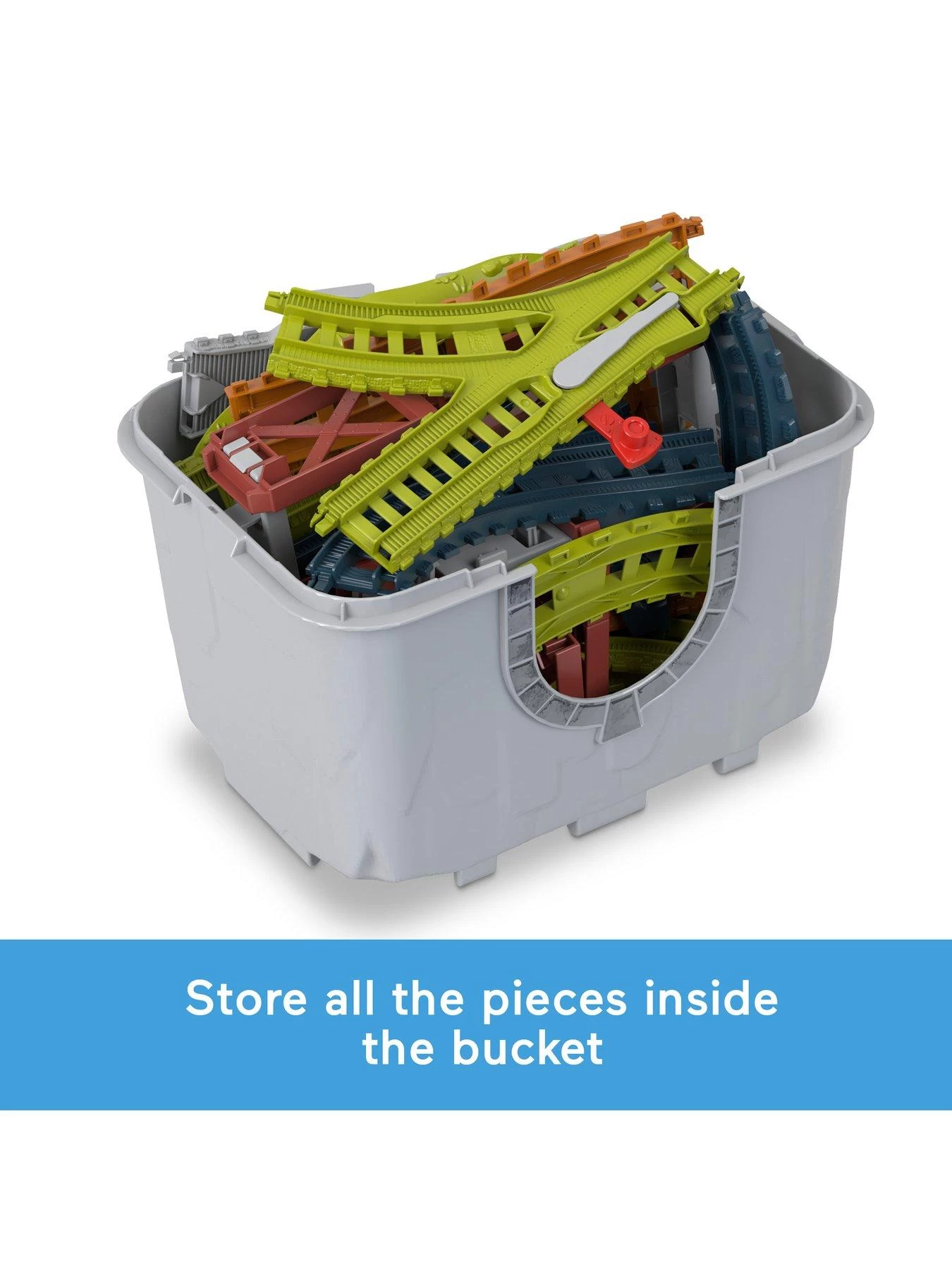 Thomas & Friends Connect & Build Train Track Bucket 6 Thomas & Friends Connect & Build Train Track Bucket - Image 4