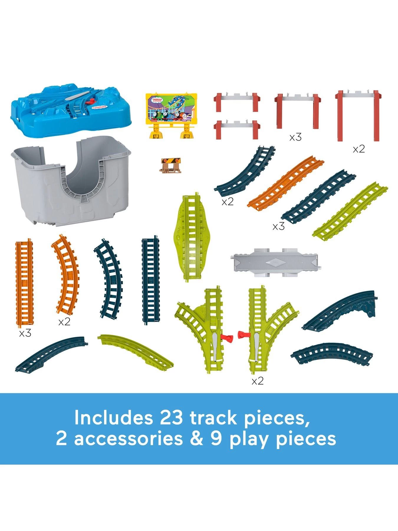 Thomas & Friends Connect & Build Train Track Bucket 7 Thomas & Friends Connect & Build Train Track Bucket - Image 5