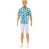 Barbie Ken Fashionista Doll - #211 With Blonde Hair And Cactus Tee