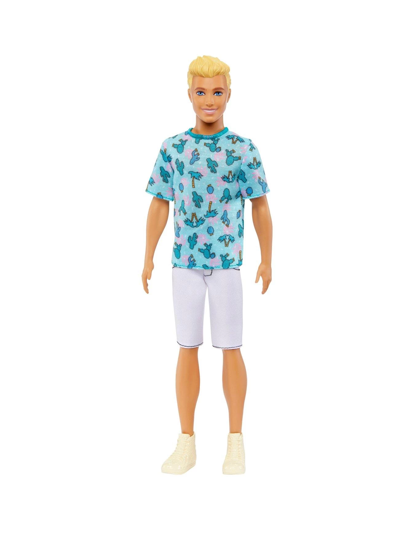 Barbie Ken Fashionista Doll - #211 With Blonde Hair And Cactus Tee 3 Barbie Ken Fashionista Doll - #211 With Blonde Hair And Cactus Tee