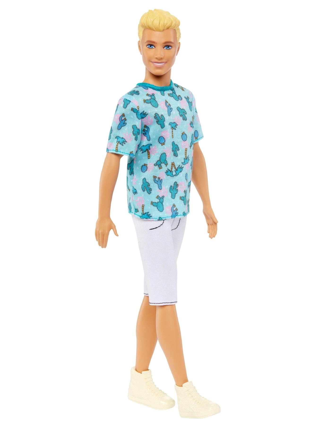 Barbie Ken Fashionista Doll - #211 With Blonde Hair And Cactus Tee 7 Barbie Ken Fashionista Doll - #211 With Blonde Hair And Cactus Tee - Image 5