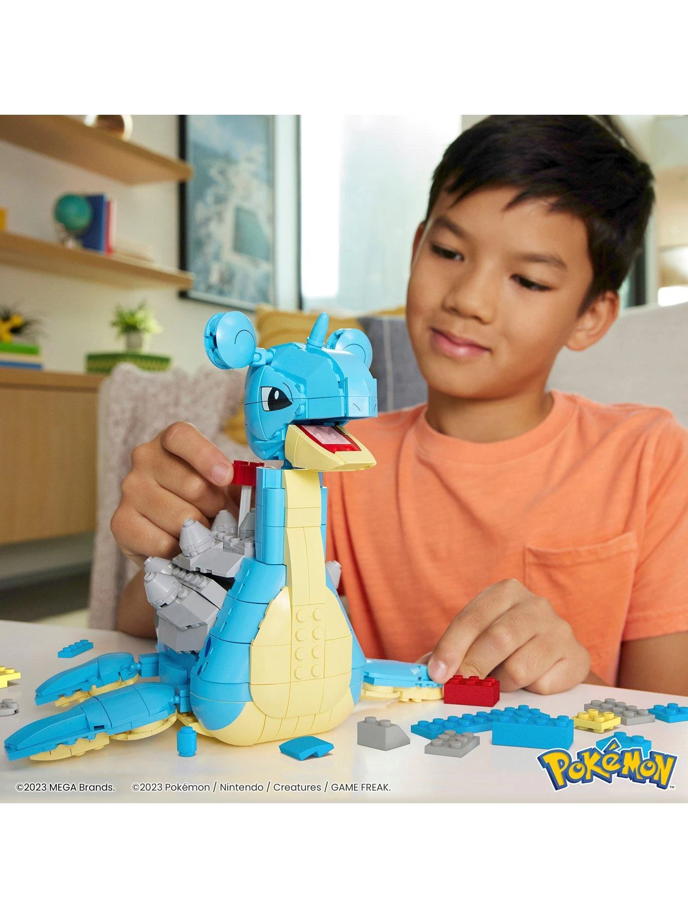 Mega Bloks Mega Pokemon Building Set - Lapras 4 Mega Bloks Mega Pokemon Building Set - Lapras - Image 2