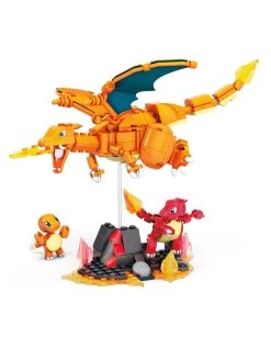 Mega Bloks Mega Pokemon Building Set - Charmander Evolution -Fun Puzzle For Children Shop VKOXT SQ4 0000000099 N A SLd1