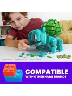 Mega Bloks Mega Pokemon Building Set - Jumbo Bulbasaur -Fun Puzzle For Children Shop VKOXU SQ4 0000000099 N A SLd1