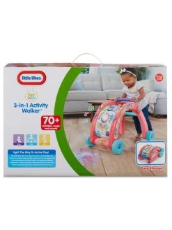 Little Tikes 3-in-1 Activity Walker (pink) -Fun Puzzle For Children Shop VKYNX SQ6 0000000099 N A SLd3