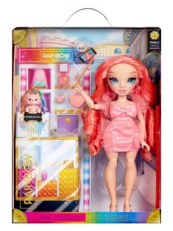 Rainbow High New Friends Fashion Doll- Pinkly Paige (Pink) -Fun Puzzle For Children Shop VL09D SQ6 0000000099 N A SLd3