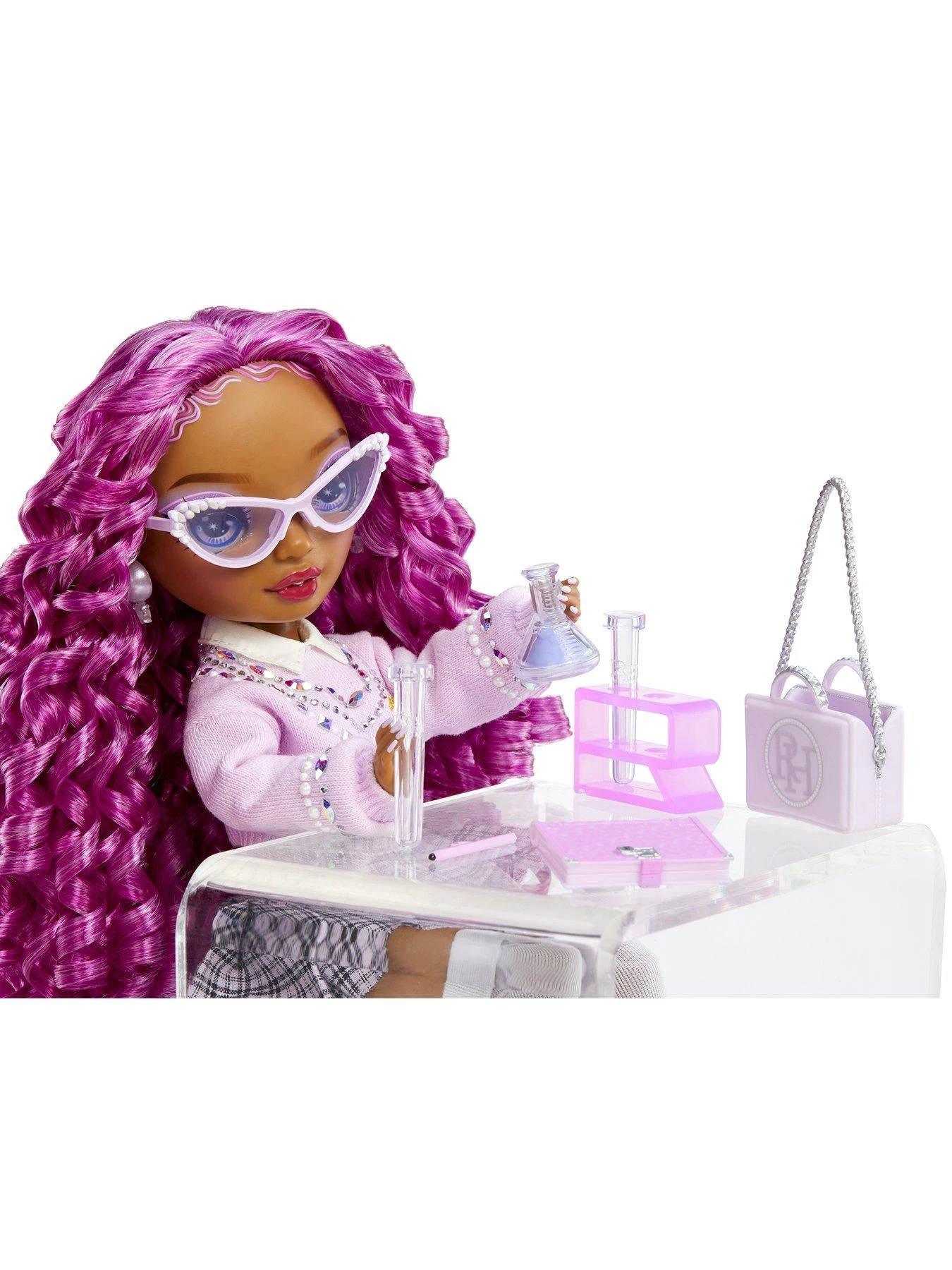 Rainbow High New Friends Fashion Doll- Lilac Lane (Purple) 7 Rainbow High New Friends Fashion Doll- Lilac Lane (Purple) - Image 5