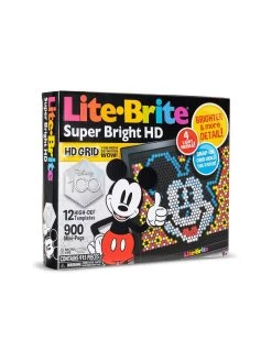 Lite Brite Super Bright HD Disney 100! Special Edition -Fun Puzzle For Children Shop VL4HD SQ3 0000000088 NO COLOR SLd