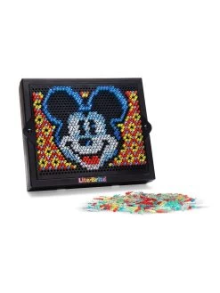 Lite Brite Super Bright HD Disney 100! Special Edition -Fun Puzzle For Children Shop VL4HD SQ5 0000000088 NO COLOR SLd2