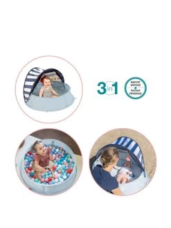 Babymoov Aquani Pop-Up Anti UV Summer Tent And Paddling Pool Mariniere 0+ -Fun Puzzle For Children Shop VL4HY SQ3 0000000020 BLUE SLa
