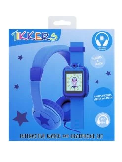Tikkers Plain Blue Interactive Watch & Headphone Set -Fun Puzzle For Children Shop VLBVW SQ6 0000000020 BLUE SLd2