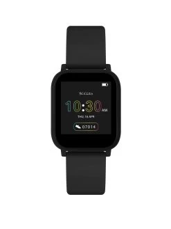 Tikkers Teen Series 10 Black Silicone Strap Smart Watch
