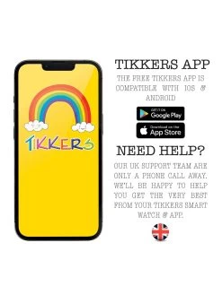 Tikkers Teen Series 10 Black Silicone Strap Smart Watch -Fun Puzzle For Children Shop VLBW0 SQ4 0000000004 BLACK SLd