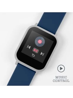 Tikkers Teen Series 10 Navy Silicone Strap Smart Watch -Fun Puzzle For Children Shop VLBW1 SQ3 0000000048 NAVY MDd