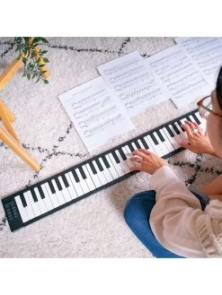 Carry-On 88 Key Folding Piano With Touch Sensitive Keys - Black -Fun Puzzle For Children Shop VLGAB SQ6 0000000099 N A SLd4