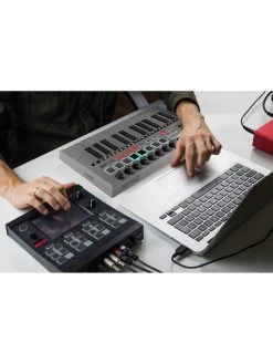 RockJam 25 Key USB And Bluetooth MIDI Keyboard Controller With 8 Backlit Drum Pads 14 RockJam 25 Key USB And Bluetooth MIDI Keyboard Controller With 8 Backlit Drum Pads -Fun Puzzle For Children Shop VLGAH SQ6 0000000005 GREY SLd4